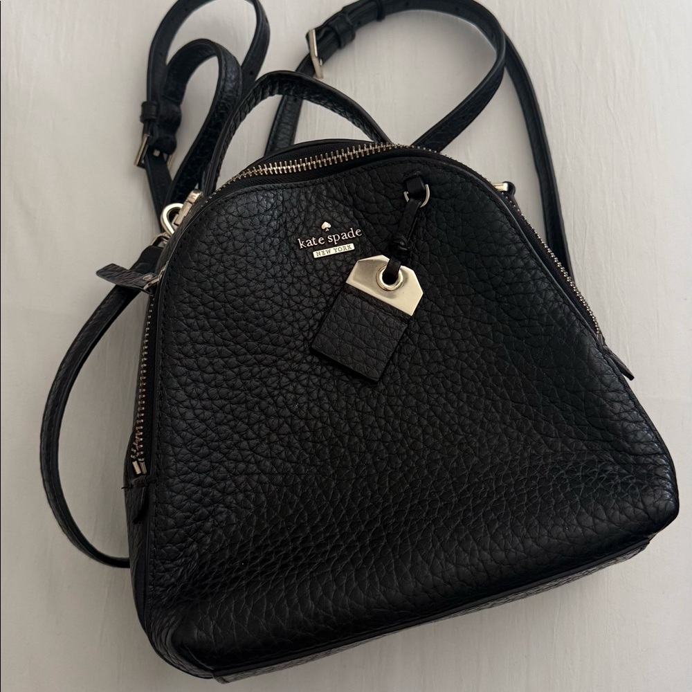 Kate Spade Black Mini Backpack